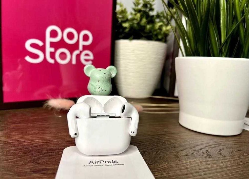 Наушники Premium аирподс 4 + чехол в подарок 1:1