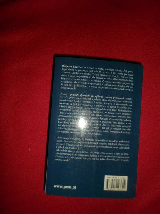 Żywoty i poglądy słynnych filozofów Diogenes Laertios [Biblioteka Klas