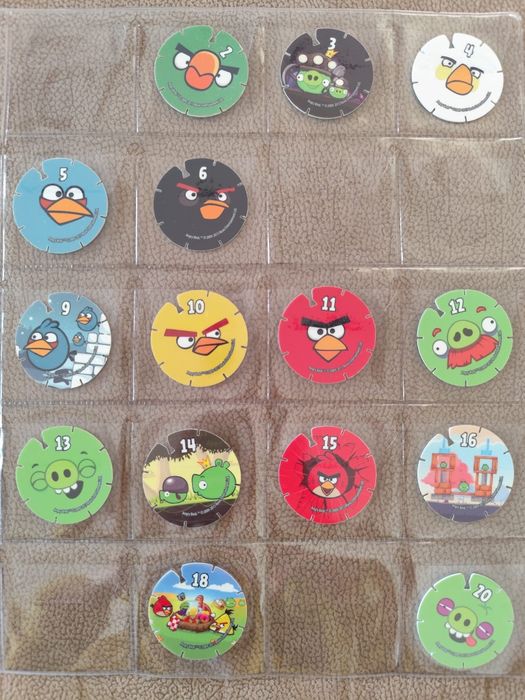 Tazos angry birds
