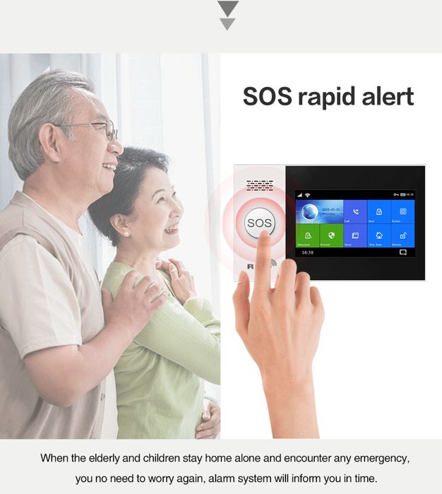 O sistema de alarme inteligente para a sua casa.