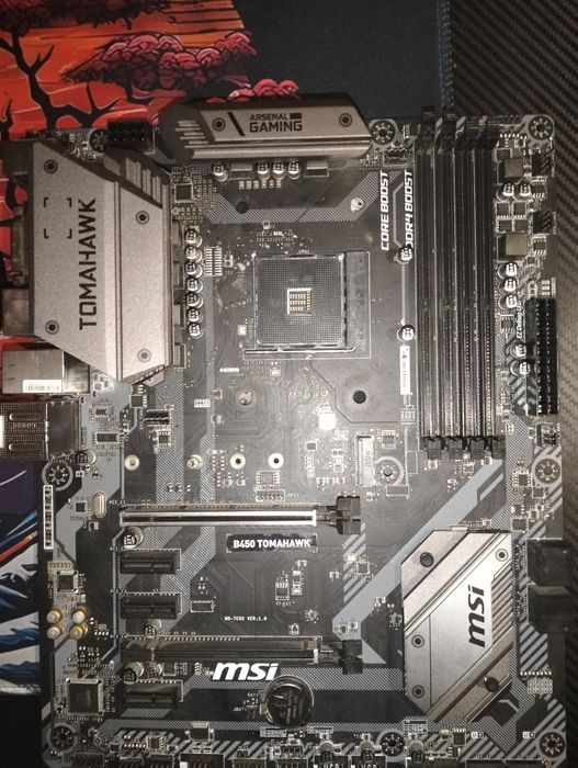 Msi b450 tomahawk (нерабочая)