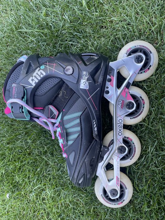 Rolki Fit5 Jr 35-38 + zestaw ochraniaczy