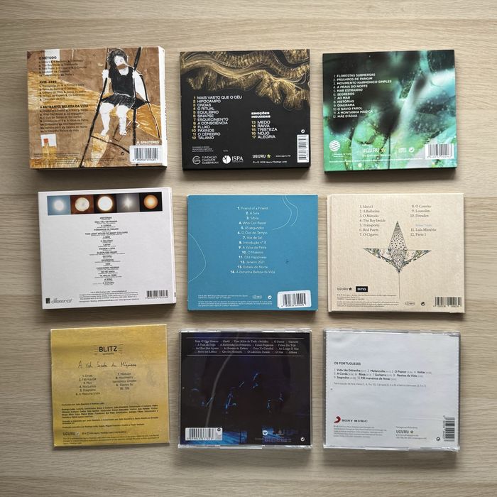 Coleção CDs Rodrigo Leão Autografados