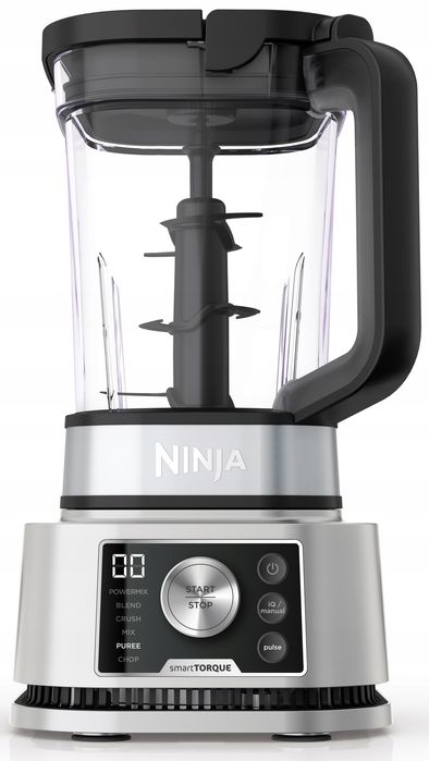 Blender ninja 1200w cb350eu 3 w 1 mocny, pęknięty jeden pojemnik