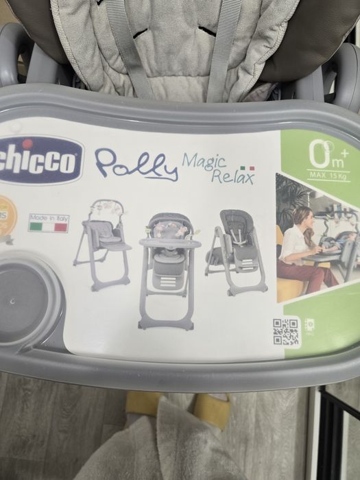 Chicco polly magic relax стульчик дитячий