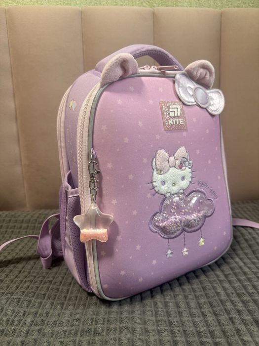 Оригінальний рюкзак Kite,  Hello Kitty, каркасний для дівчаток