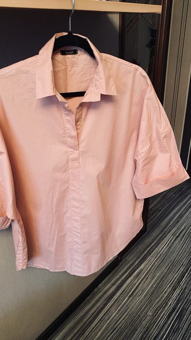 Рубашка лен H&M,massimo dutti