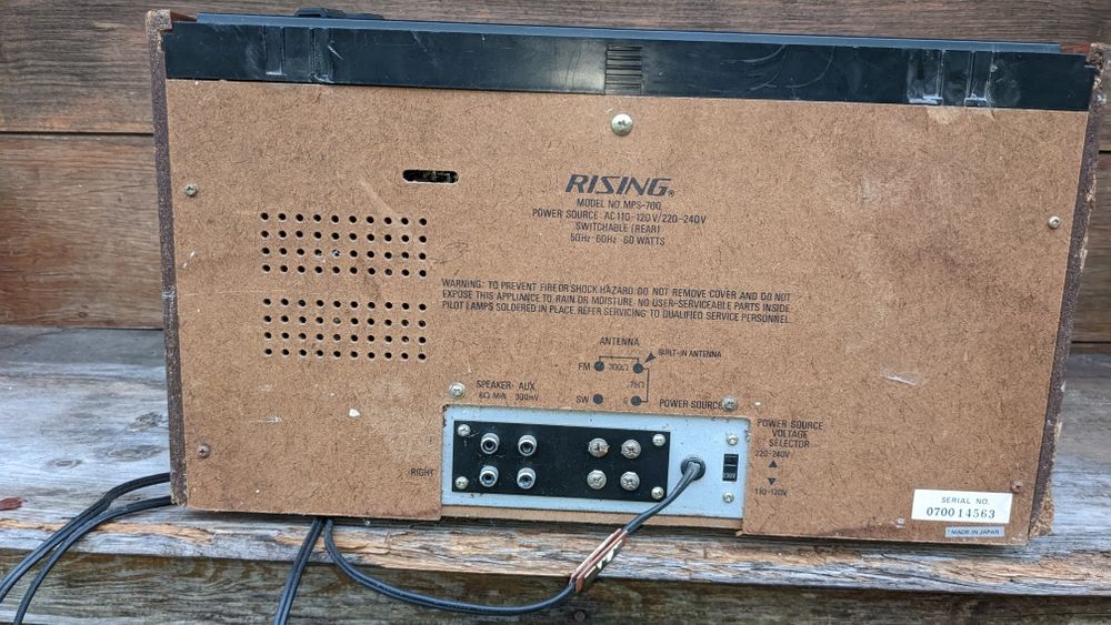 Gira discos antigo Rising MPS-700