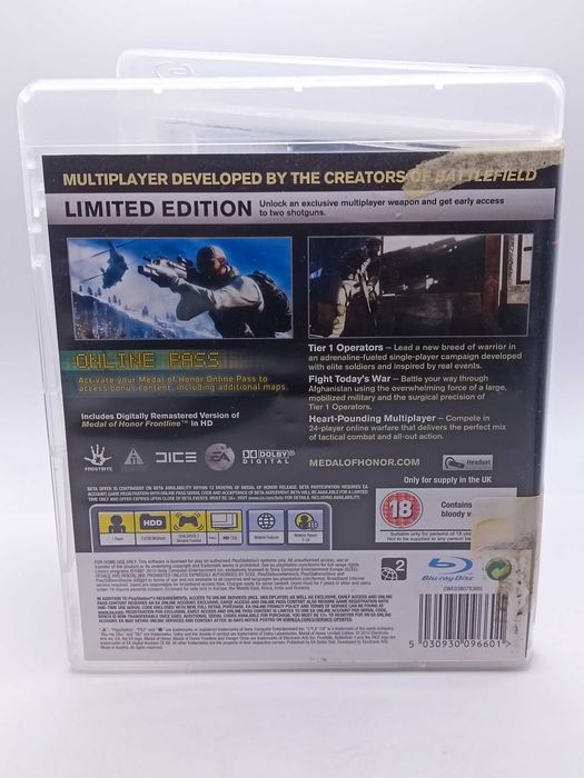 GRA Medal Of Honor Limited Edition Na PS4 3/01/26s
