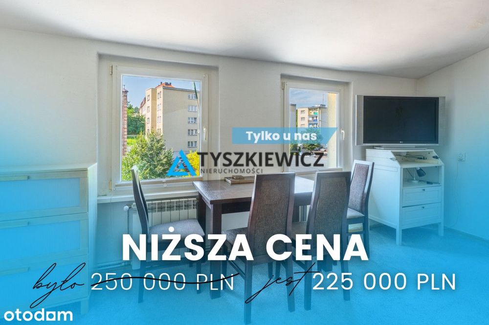 2-pokojowe mieszkanie w centrum Bytowa