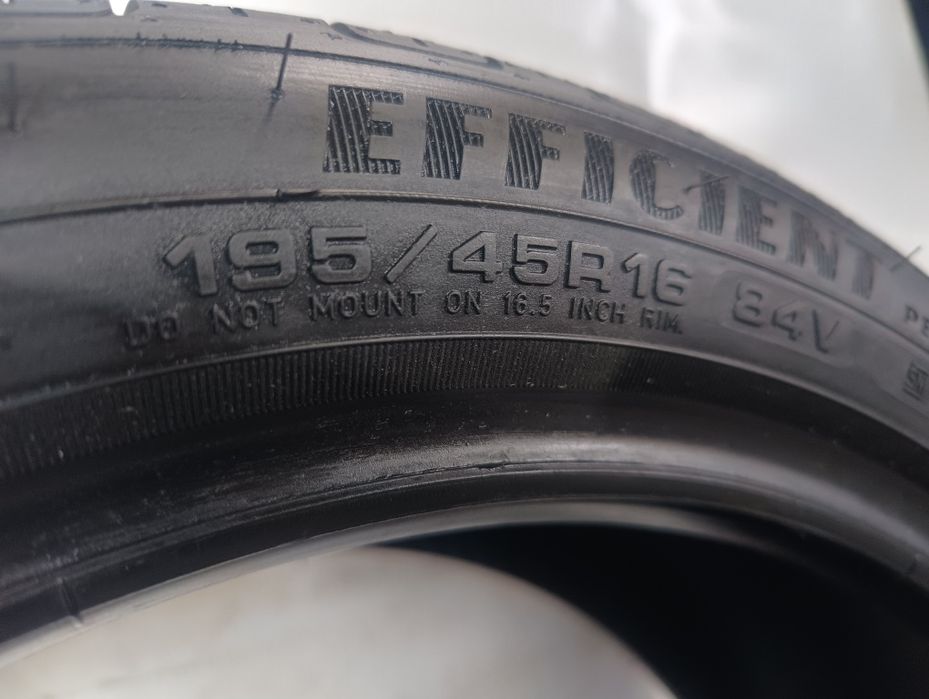 Nowy komplet opon lato goodyear efficient 195/45/16