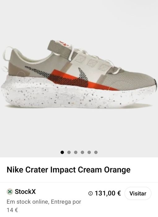 Nike Crater Impact Cream Orange