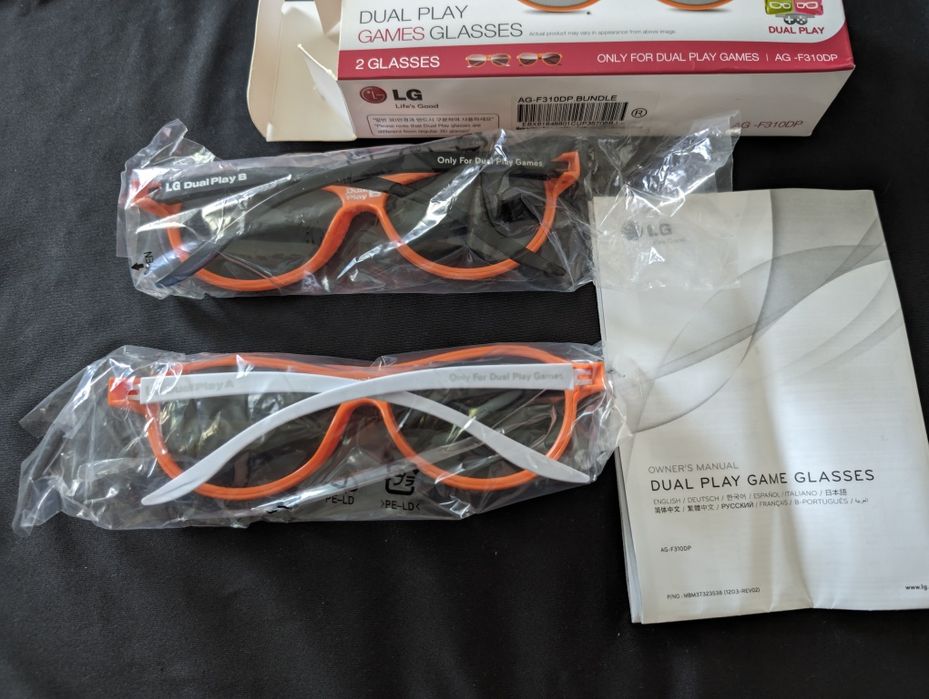 Óculos 3D/Dual Gaming LG