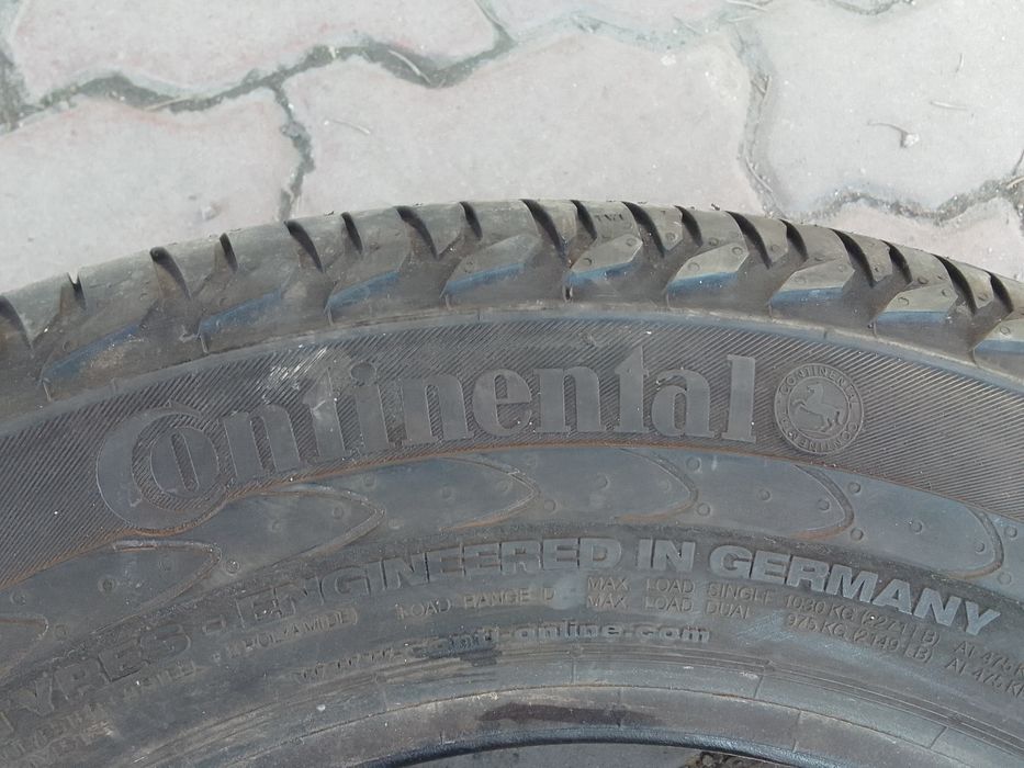 1 Opona letnia 215/65r16C CONTINENTAL 9mm