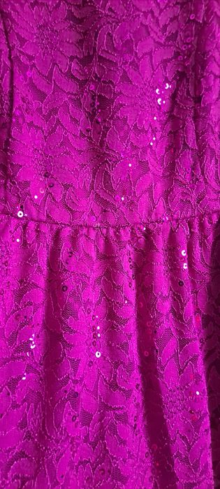 sukienka karnawał cekiny ślub wesele przyjęcie komunia bal 44 xxl