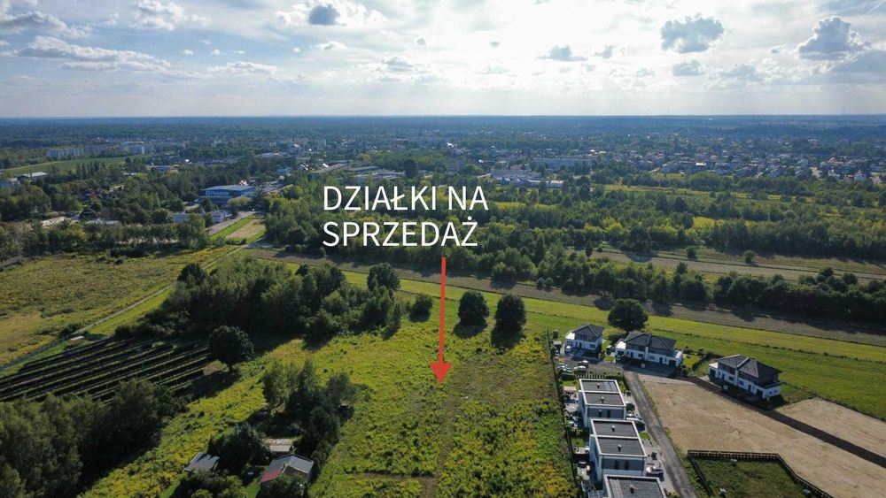 Działki na sprzedaż w Koluszkach z MPZP pod budowę domu i usługi