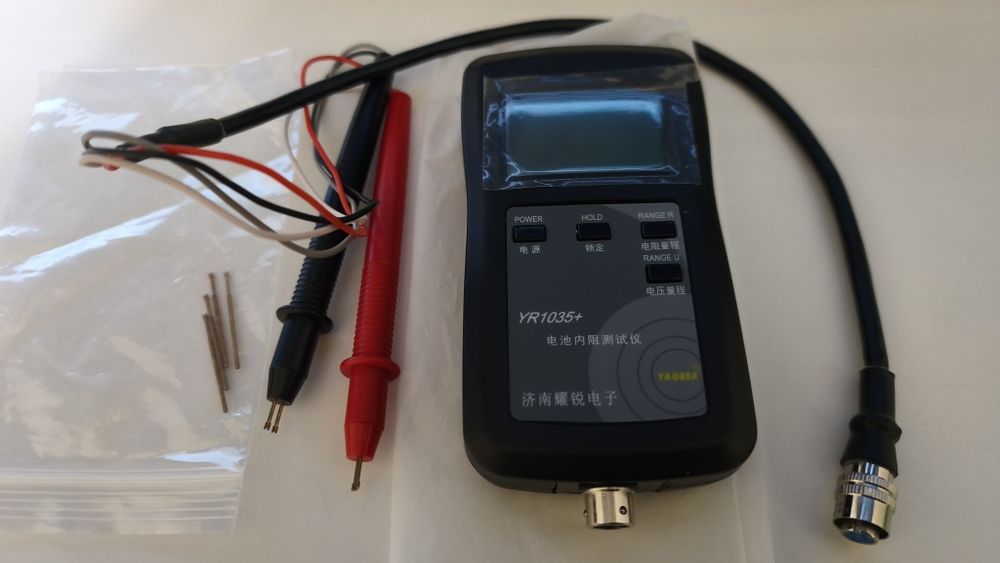Тестер внутрішнього опору YR1035+ 

чотирипр
