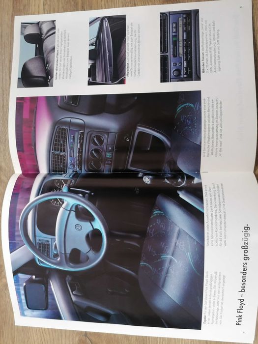 Prospekt VW Golf III Variant Pink Floyd