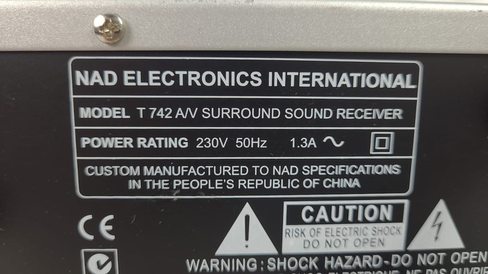 Amplituner NAD T742 14KG 5.1 kino domowe wzmacniacz 8ohm Warszawa ...