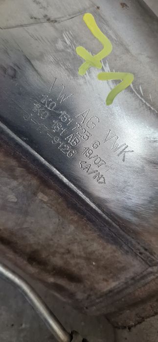 Katalizator dpf filtr cząstek stałych vw 1k0.151.723g