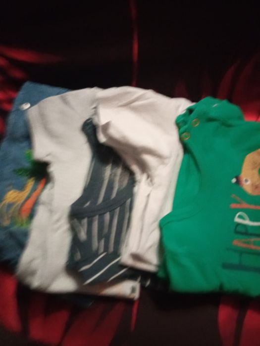 Zestaw ogrodniczki body dla chłopca