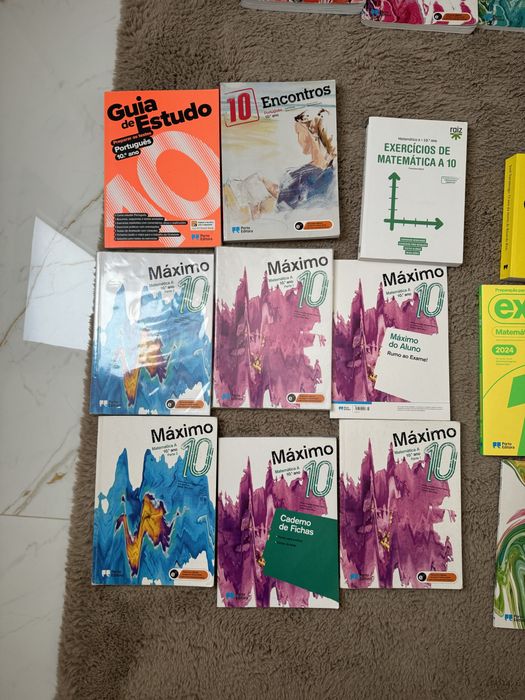 Livros escolares 10 ano 11 ano 12 ano