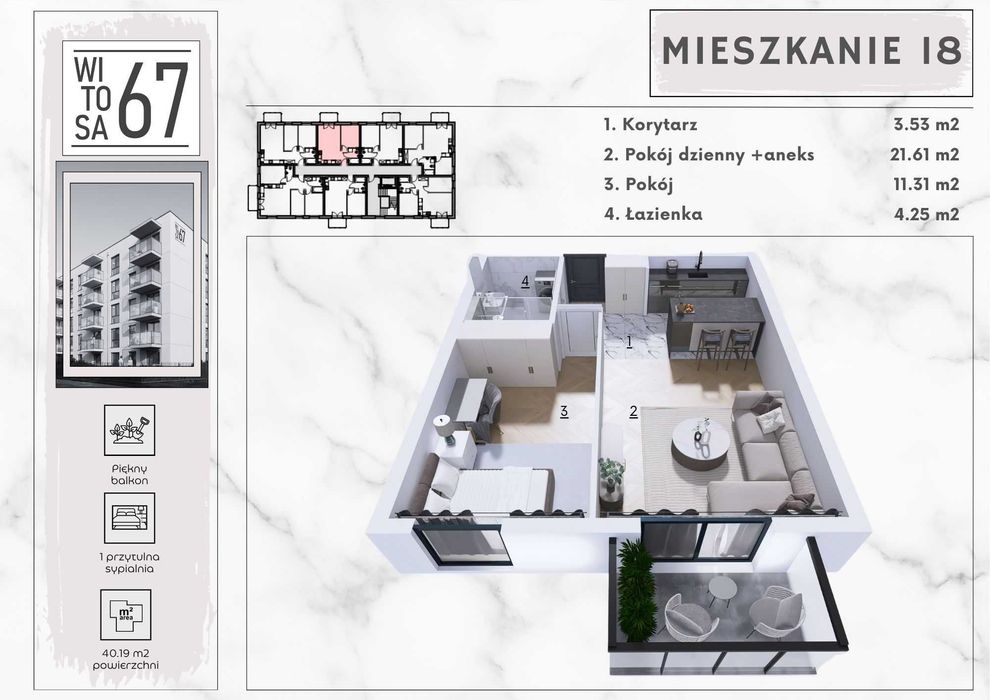 Witosa 67 - Komfortowe mieszkania w sercu Ciechanowa