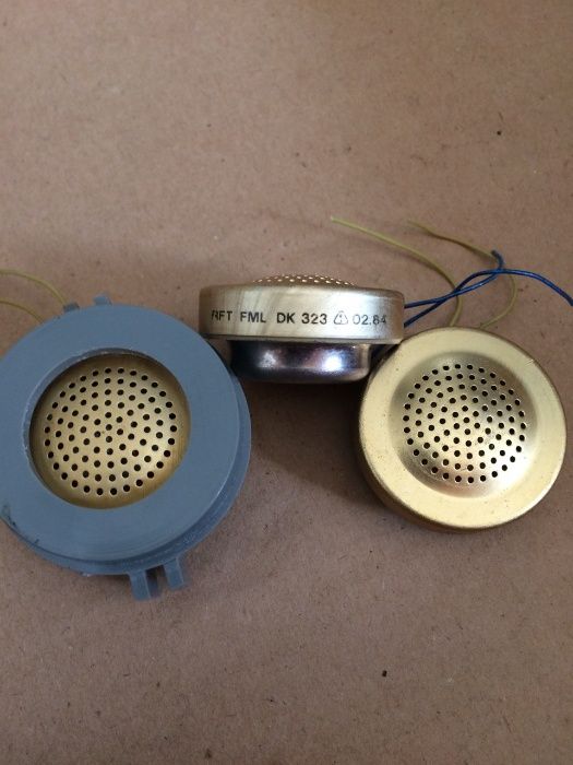 Динамик 3ГДШ-1, YDT 713. Микрофон DK 323 "RFT". УКР.