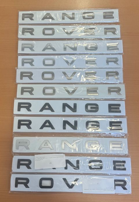 Emblema Letras Símbolo Legenda Range Rover