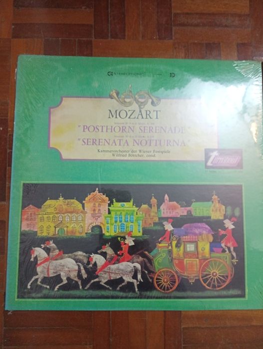 3 discos de vinil 	Mozart; beethoven	Selo:	Turnabout 		Como novos!