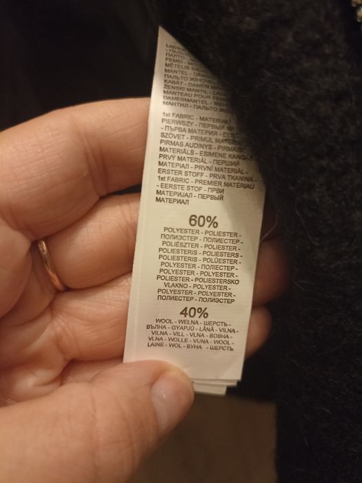 Nowy płaszcz wełniany Reserved roz. 36