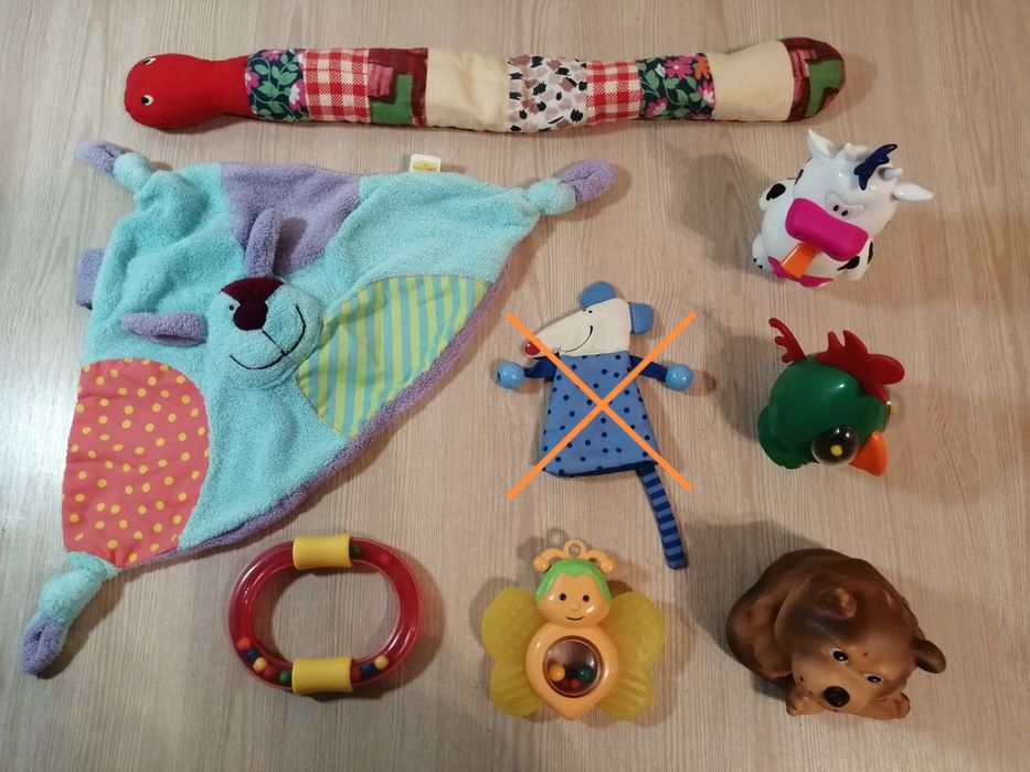 Игрушки для малышей, грызунки, погремушки