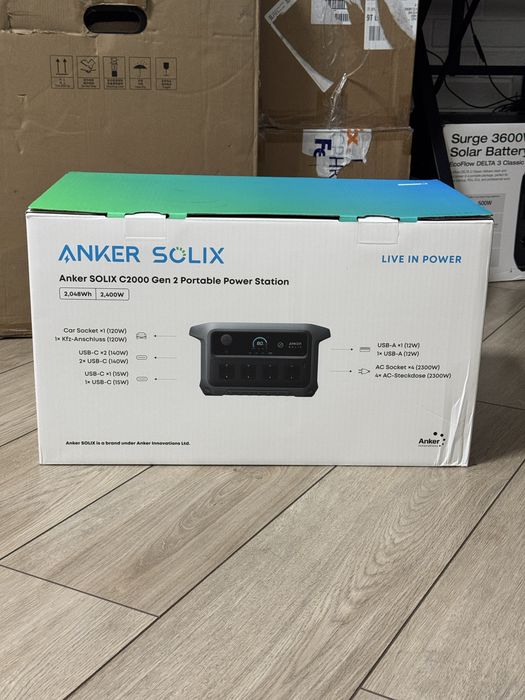 Зарядна арядна станція Anker SOLIX C2000 Gen 2 (A17831A1, A17833A1)