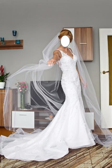 Suknia Ślubna, rybka, syrenka,dopasowana