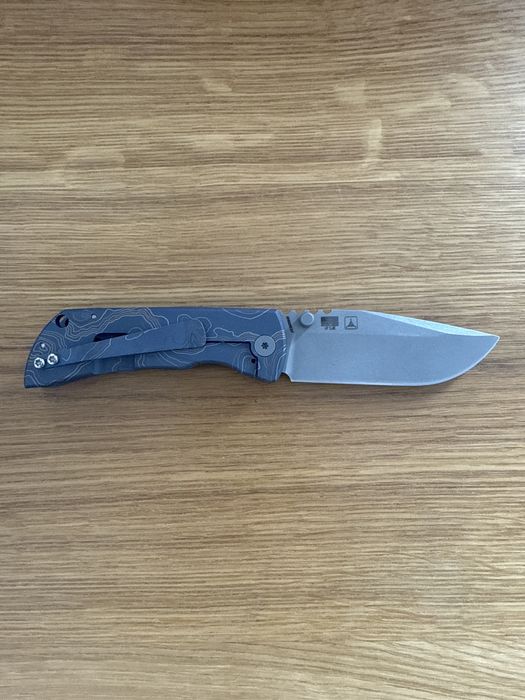 Nóż McNees PM MAC2 TAD Edition - Topo Stonewash Blue Ti - NOWY