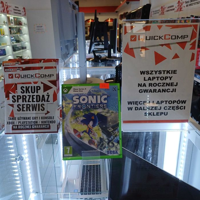 Gra XBOX ONE / X Series Sonic Frontiers Gwar 1 Rok QUICK-COMP Przemyśl