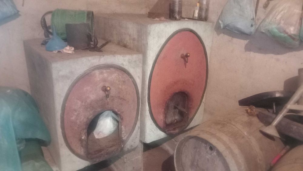 Cubas em cimento para vinho