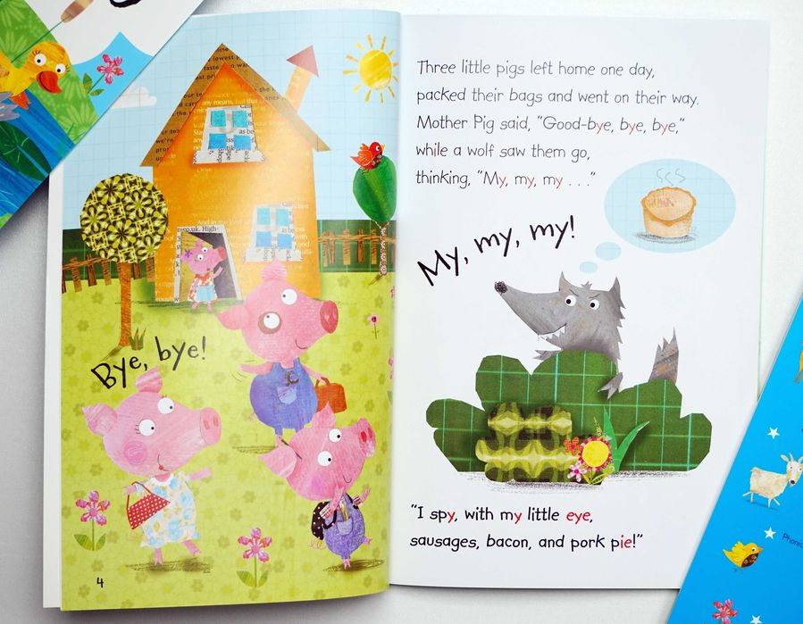 "Reading with Phonics" zestaw książeczek angielskich do nauki wymowy