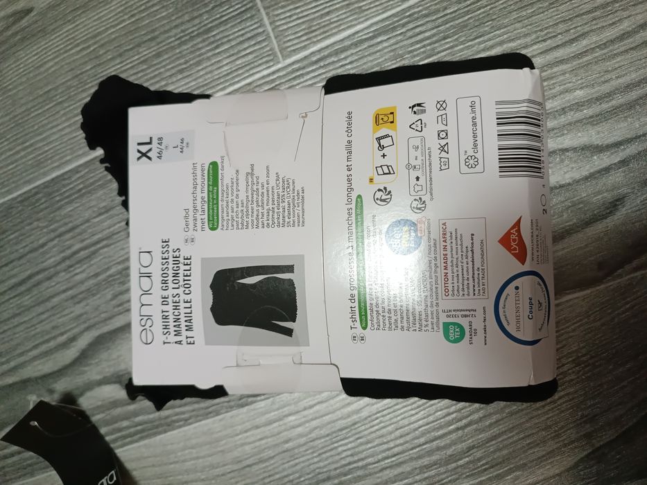 Туника для беременных эсмара черная