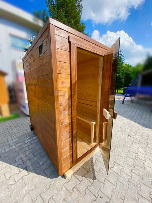 Sauna Sucha - Ogrodowa - SmartSauna - 2 osobowa, Z piecem!