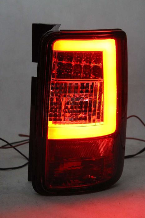 Lampy światła tył tylne VW CADDY 03-14 MK3 2K Diody LED BAR NEON TUNING Red NOWE!