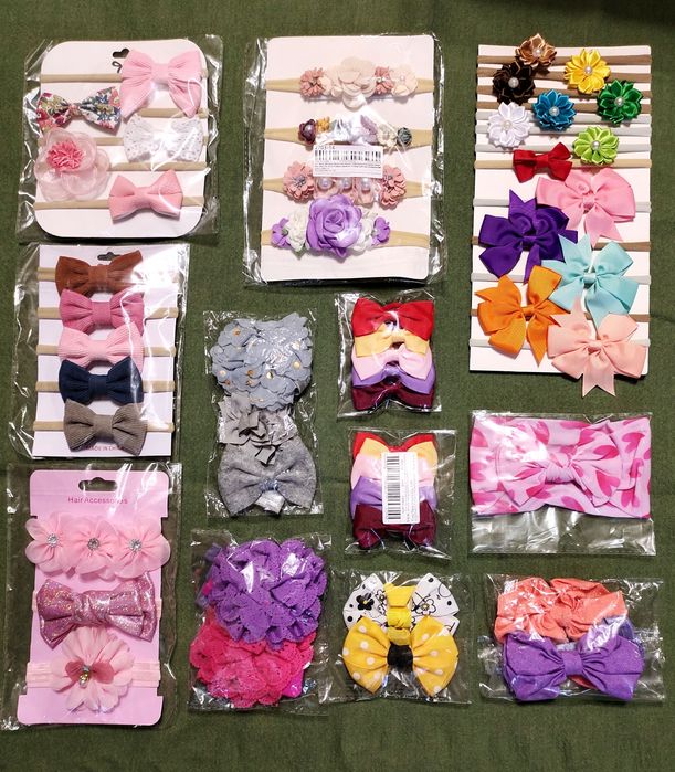 Дитячі пов'язки на голову (50 шт.)