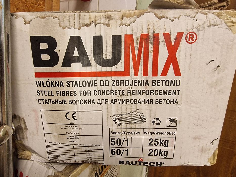 Włókno stalowe 20kg 60/1