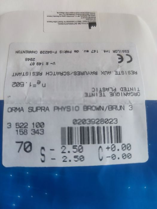 Скельця до окулярів (лінзи)