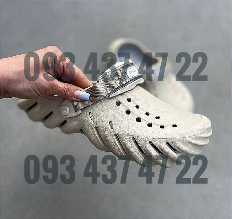 Крокси Сабо Унісекс Crocs Crocs Хіт Сезону Crocs ECHO Clog White