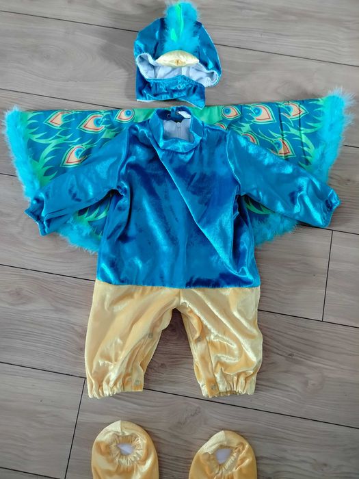 Kostium Dziecięcy Pawia dla dziecka 5 częściowy 80 cm
