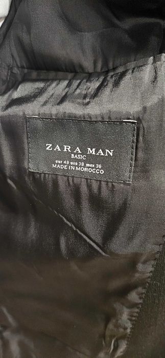 Garnitur męski Zara, rozmiar 48, grafit