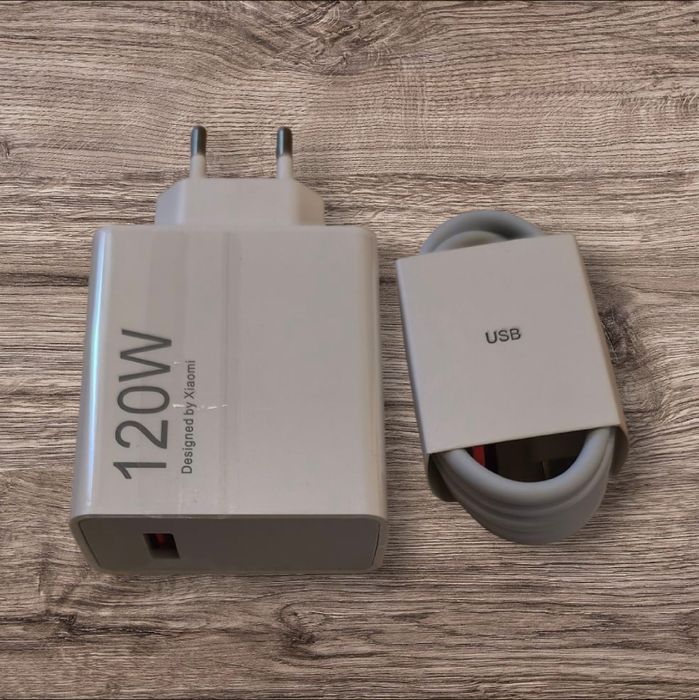 Oryginalna ładowarka Xiaomi 120 W   plus przewód USB  typu A do C