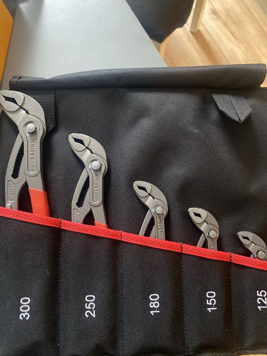 Zestaw szcypiec knipex cobra 5 szt w etui oryginalne