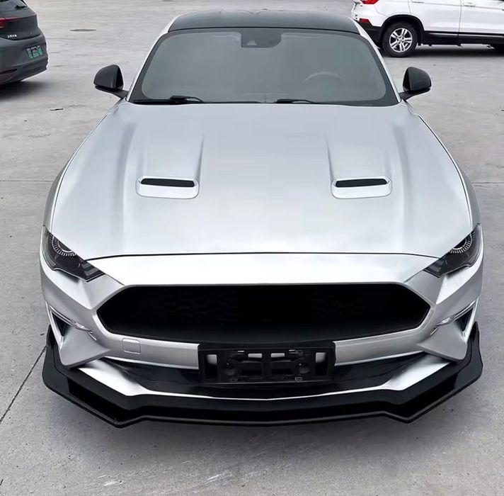 Губа на передний бампер Ford Mustang накладка на бампер сплитер мустан